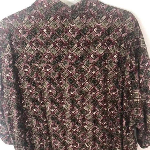 Vintage Ivy Crew Classics Mens Size XL Button-Up Shirt Front Pocket ***FLAW*** - Picture 5 of 12